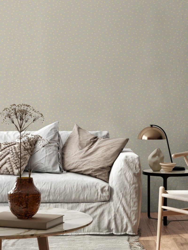 Bild på Färgsättning Little Leaves in the wind in Beige - 1033201-03 - 10536-01